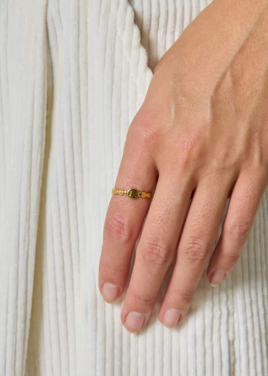 Flash Sale BAGUE PETIT MEDAILLON DORÉE Bijoux