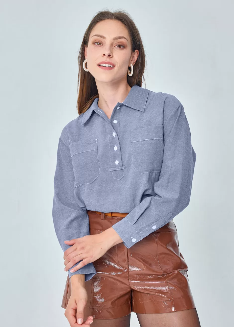 Best Sale BLOUSE COTON NASSIMA Chemises & Hauts