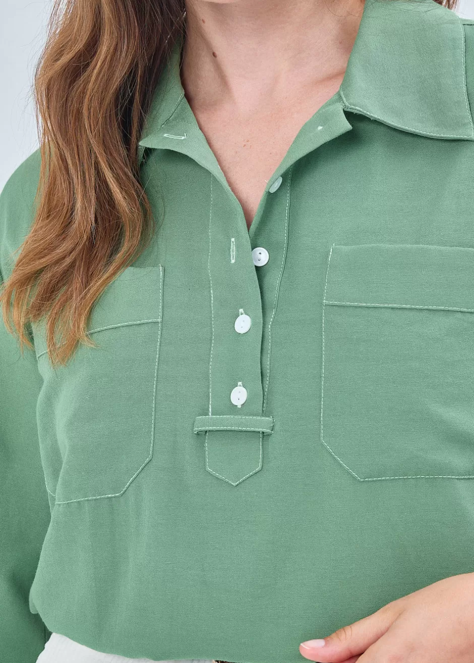 Hot BLOUSE COTON NASSIMA Chemises & Hauts