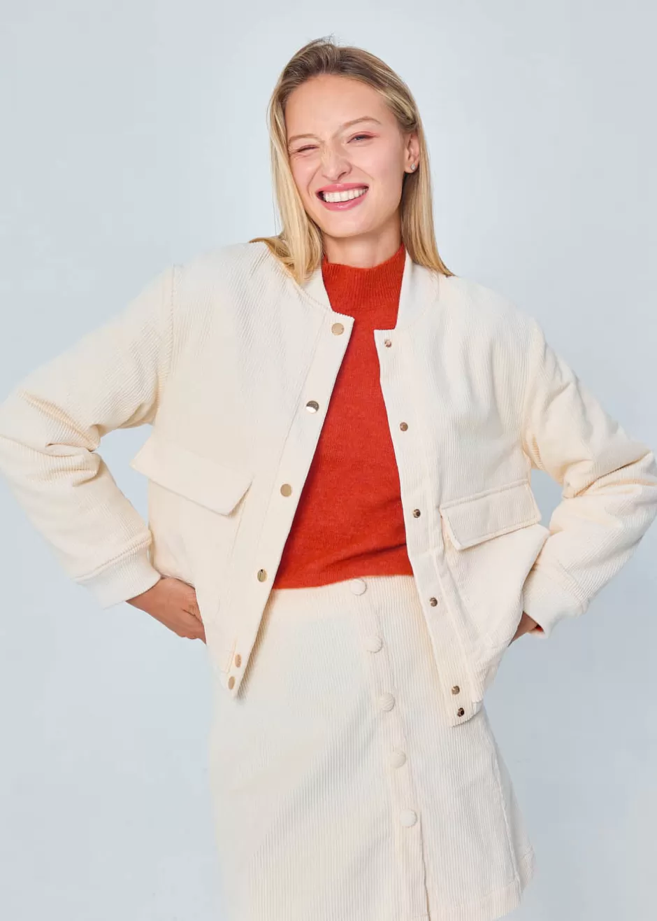 Hot BOMBERS VELOURS COTELE RICHA Vestes & Manteaux