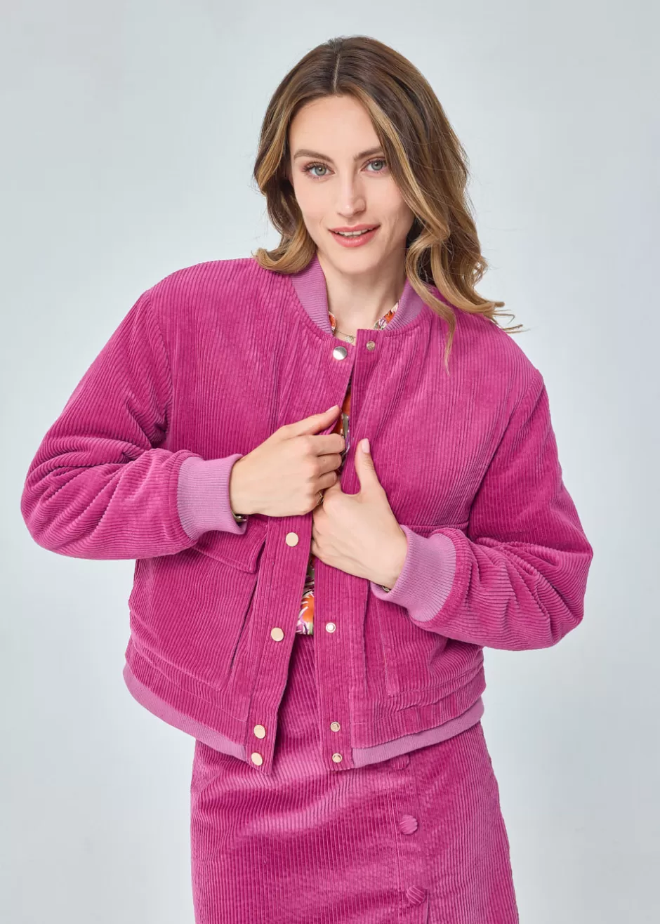 Store BOMBERS VELOURS COTELE RICHA Vestes & Manteaux