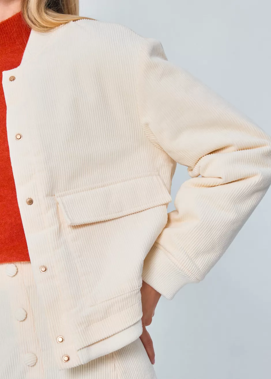Hot BOMBERS VELOURS COTELE RICHA Vestes & Manteaux