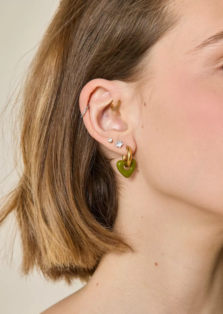Clearance BOUCLES D'OREILLES CŒUR Bijoux