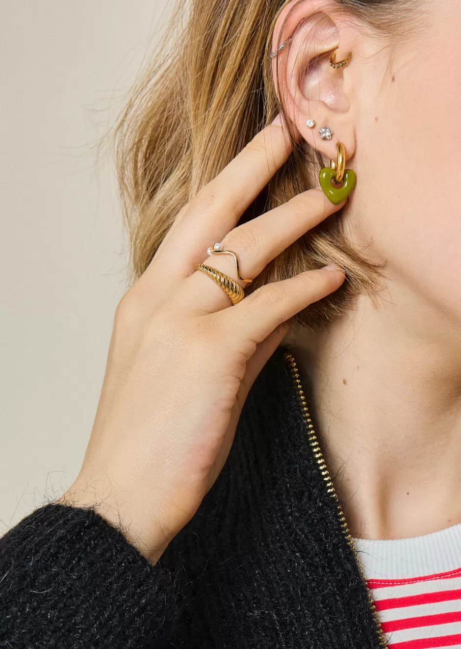 Clearance BOUCLES D'OREILLES CŒUR Bijoux