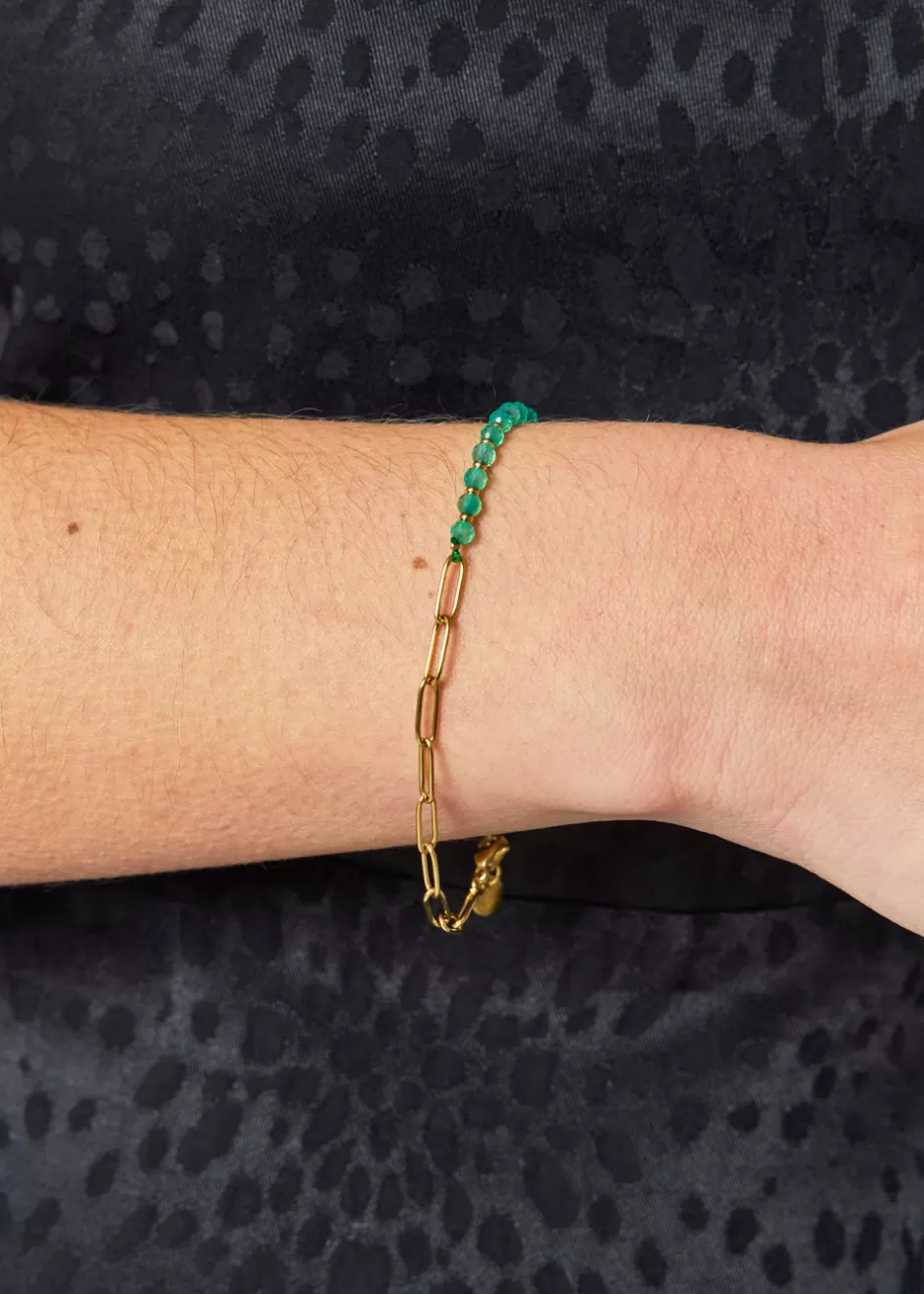Best BRACELET CHAINE ET PERLES Bijoux