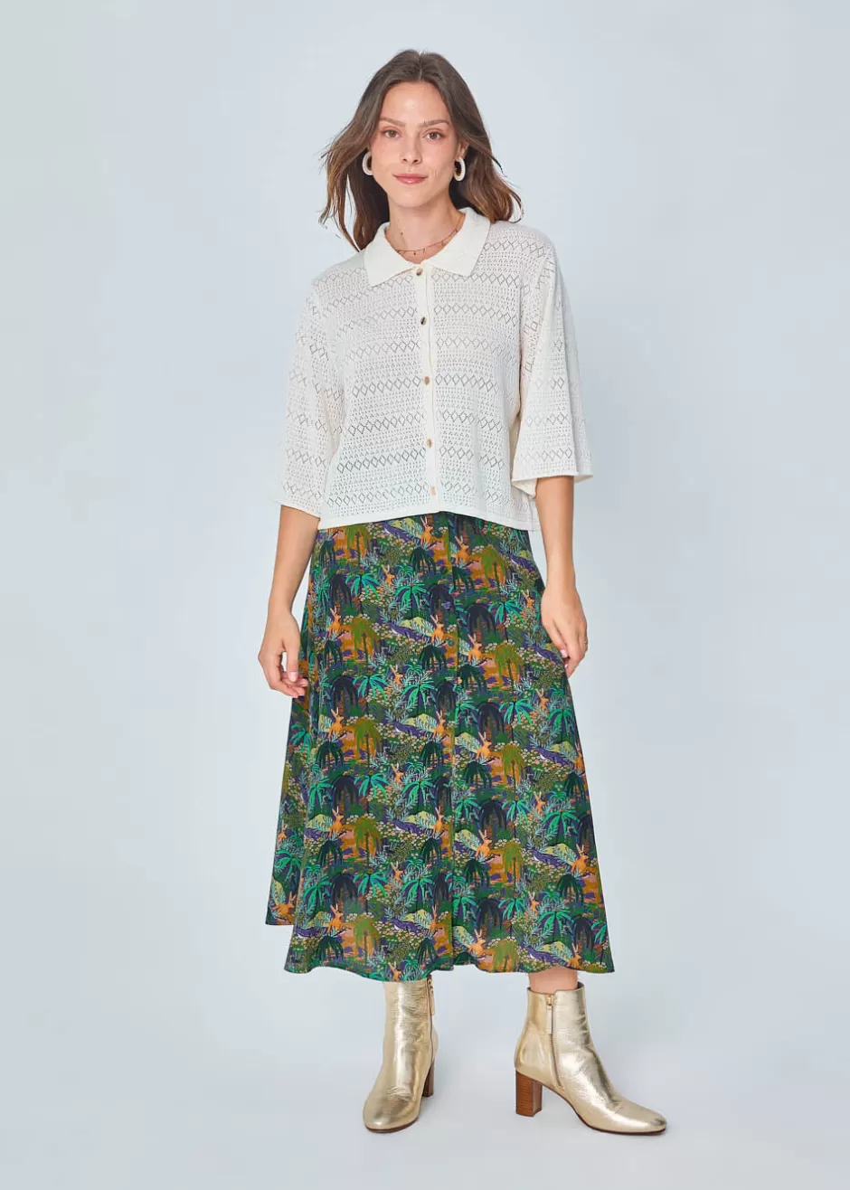 Outlet CARDIGAN AJOURE BASMA Pulls & Cardigans