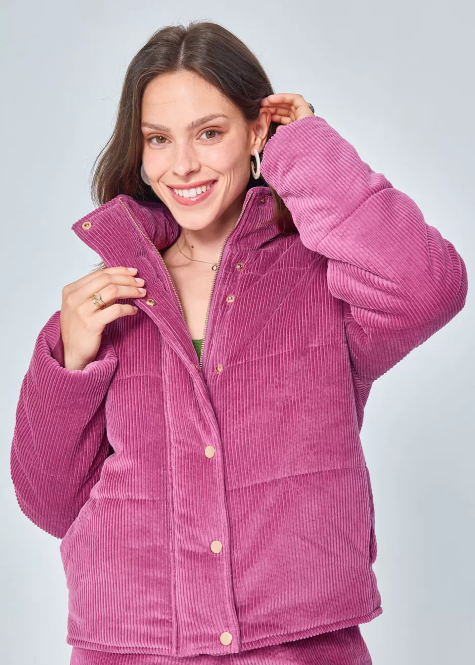 Store DOUDOUNE VELOURS COTELE JANIS Vestes & Manteaux