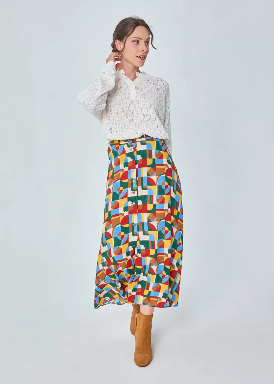 Fashion JUPE LONGUE SALMA Jupes & Shorts