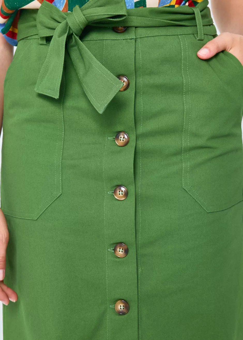 Flash Sale JUPE MIDI COTON ADELAIDE Jupes & Shorts
