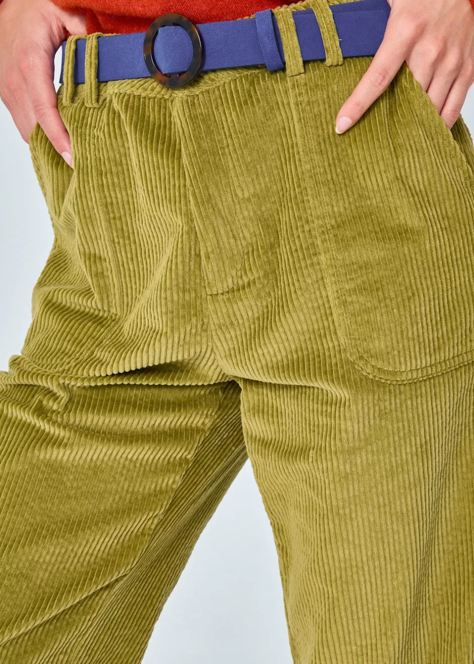 Hot PANTALON EN VELOURS COTELE GESSY Pantalons & Jeans