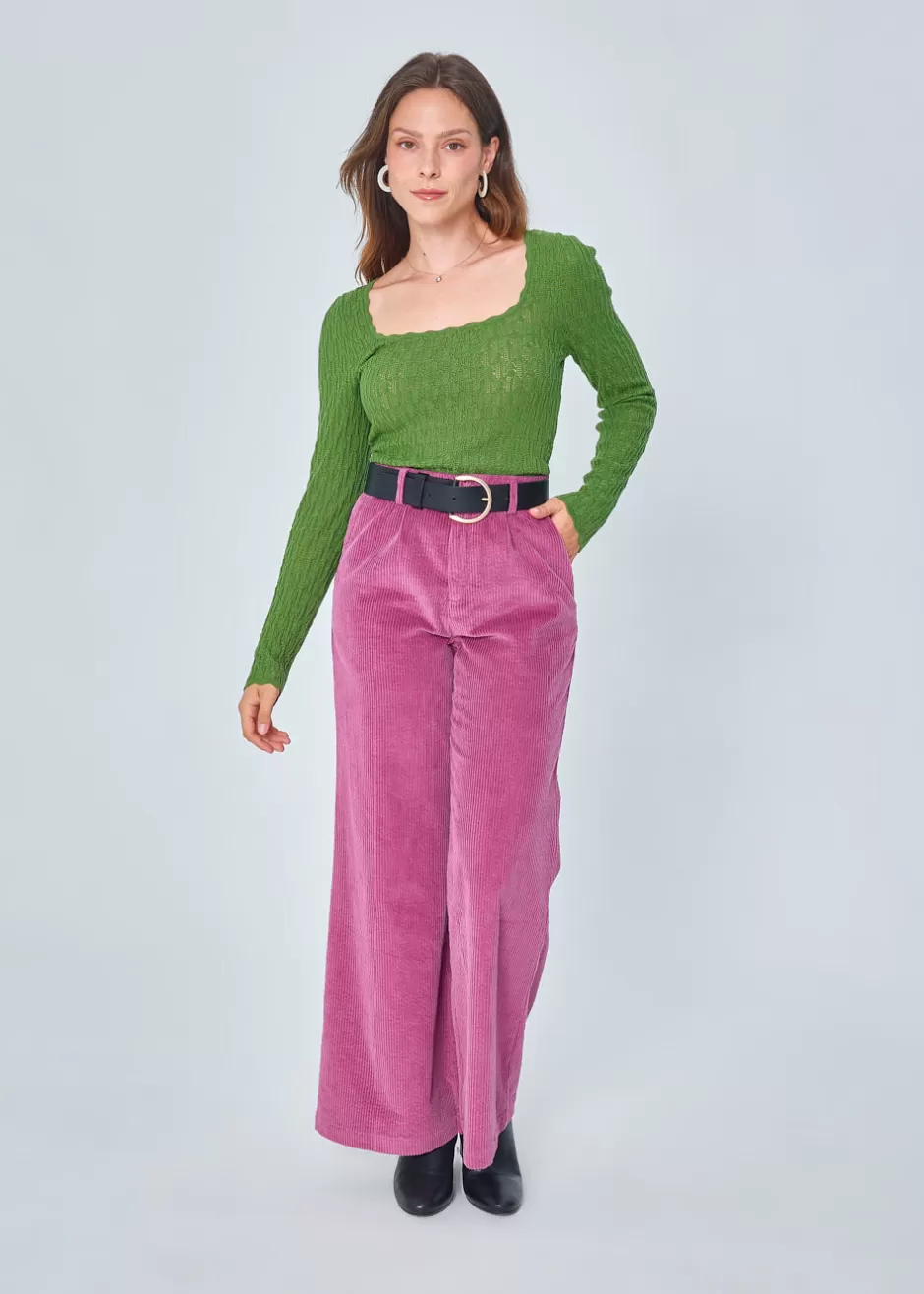 New PANTALON VELOURS COTELE BETHANY Pantalons & Jeans