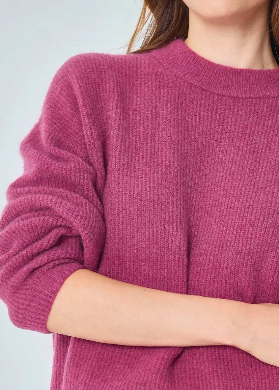 Outlet PULL EXTRA DOUX MOHAIR PUMPKIN Pulls & Cardigans