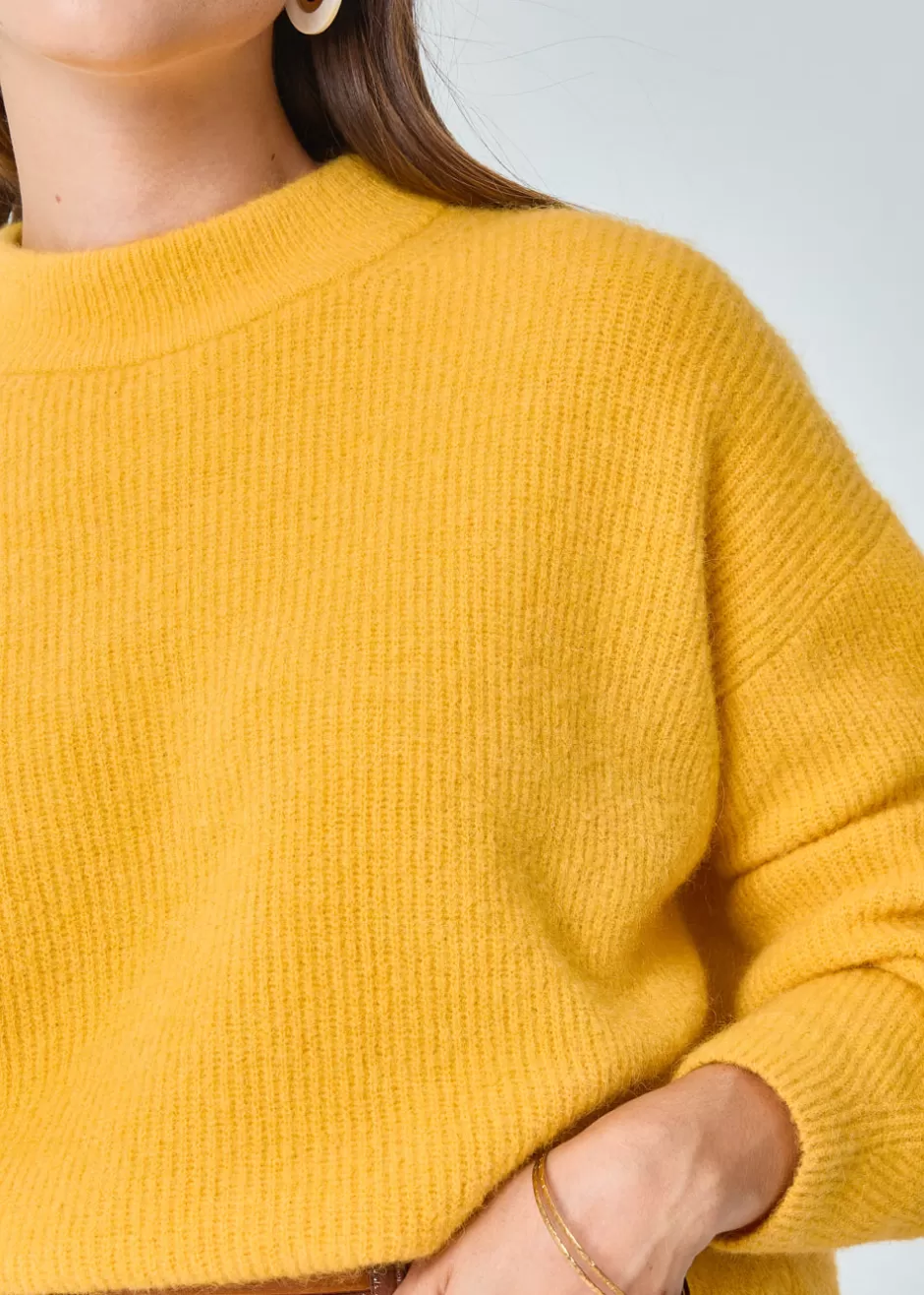 Clearance PULL EXTRA DOUX MOHAIR PUMPKIN Pulls & Cardigans