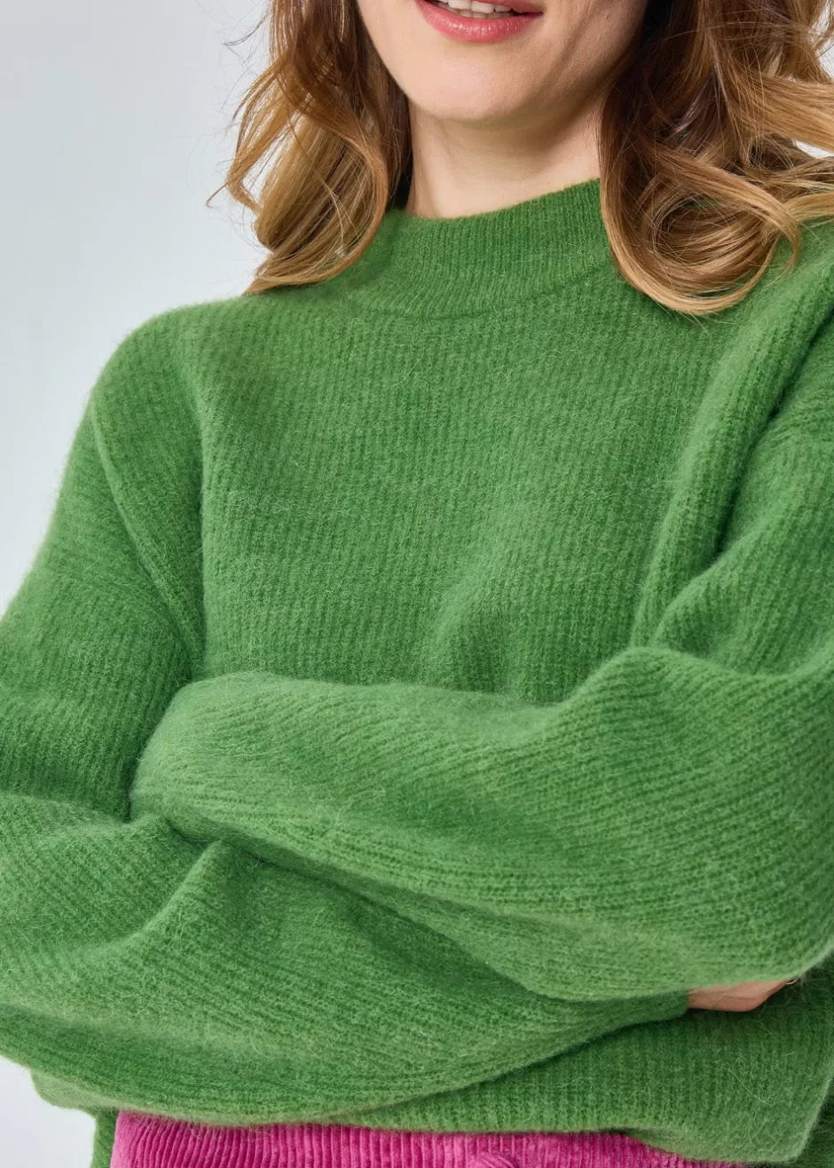 Sale PULL EXTRA DOUX MOHAIR PUMPKIN Pulls & Cardigans