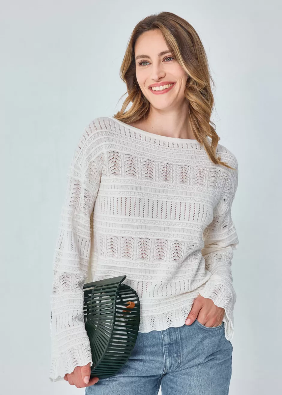 New PULL MERINOS AJOURE VARTAN Pulls & Cardigans