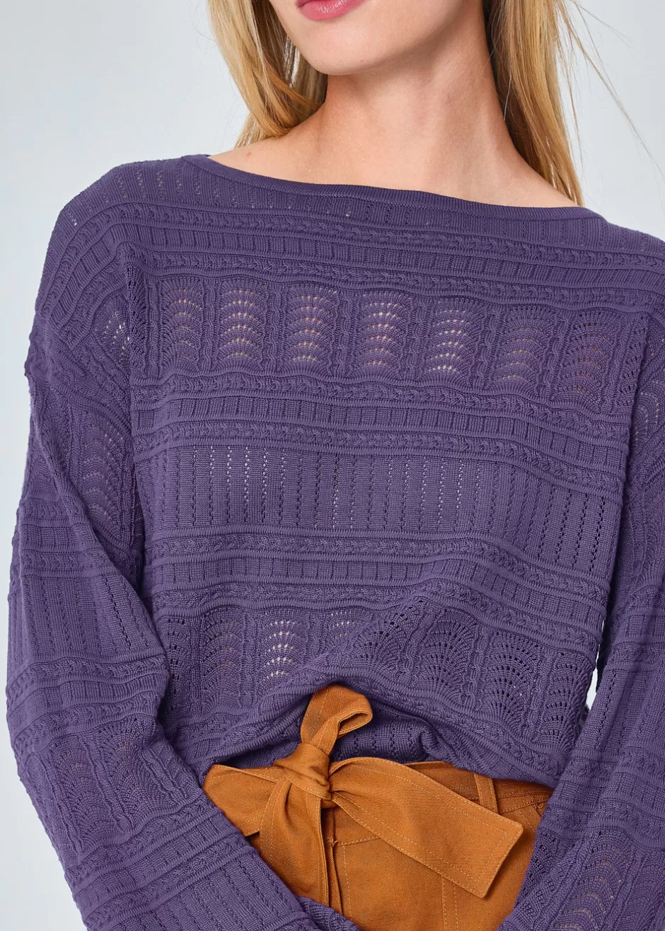 Discount PULL MERINOS AJOURE VARTAN Pulls & Cardigans