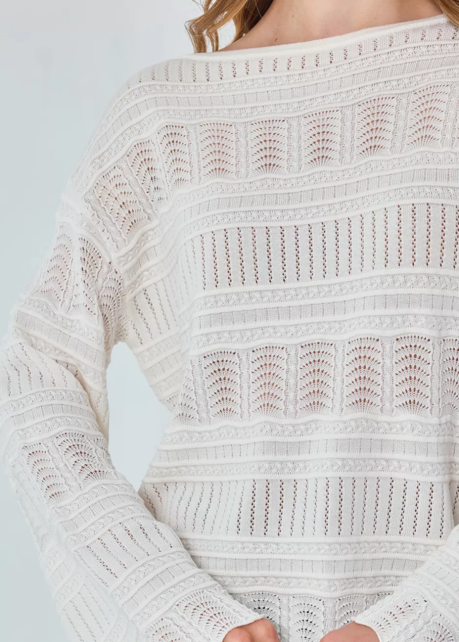 New PULL MERINOS AJOURE VARTAN Pulls & Cardigans