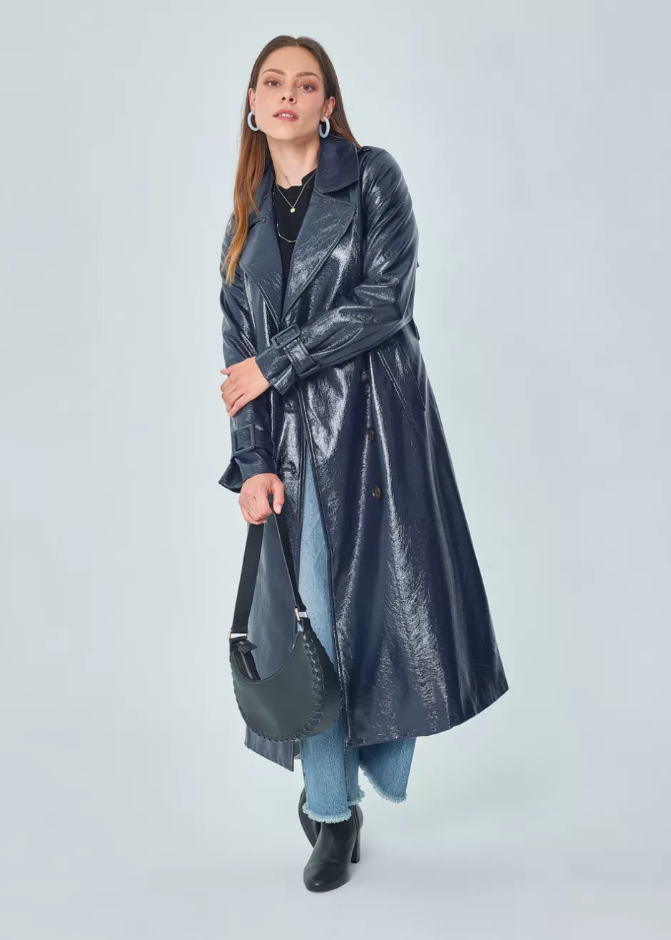 Fashion TRENCH VINYLE REMIETTE Vestes & Manteaux