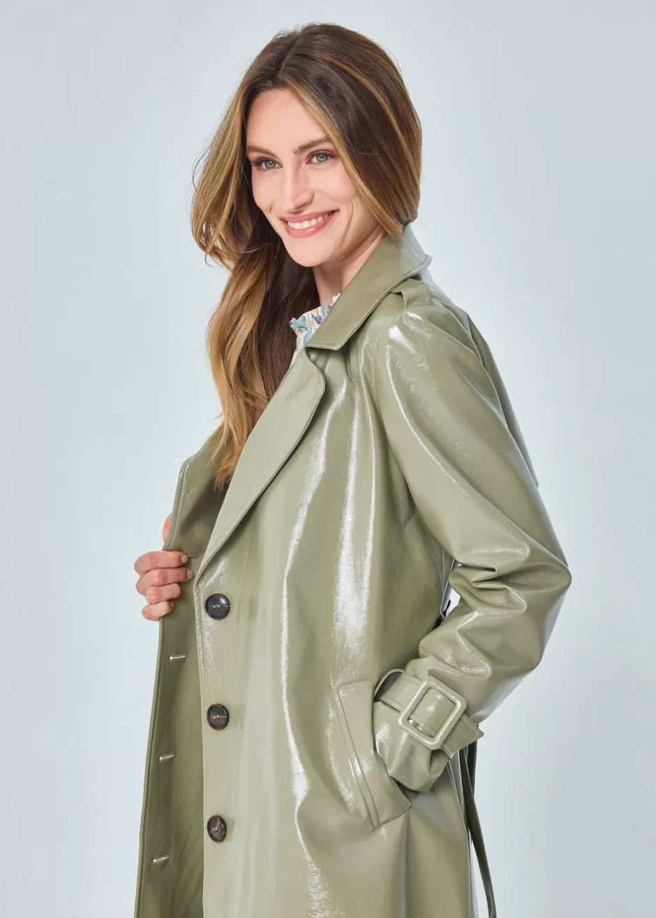 Flash Sale TRENCH VINYLE REMIETTE Vestes & Manteaux