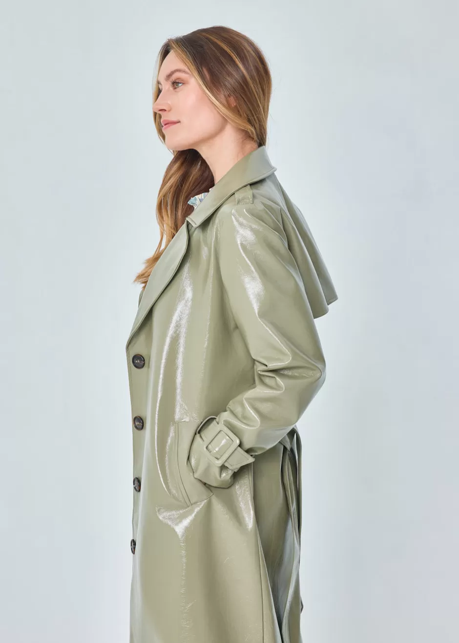 Flash Sale TRENCH VINYLE REMIETTE Vestes & Manteaux