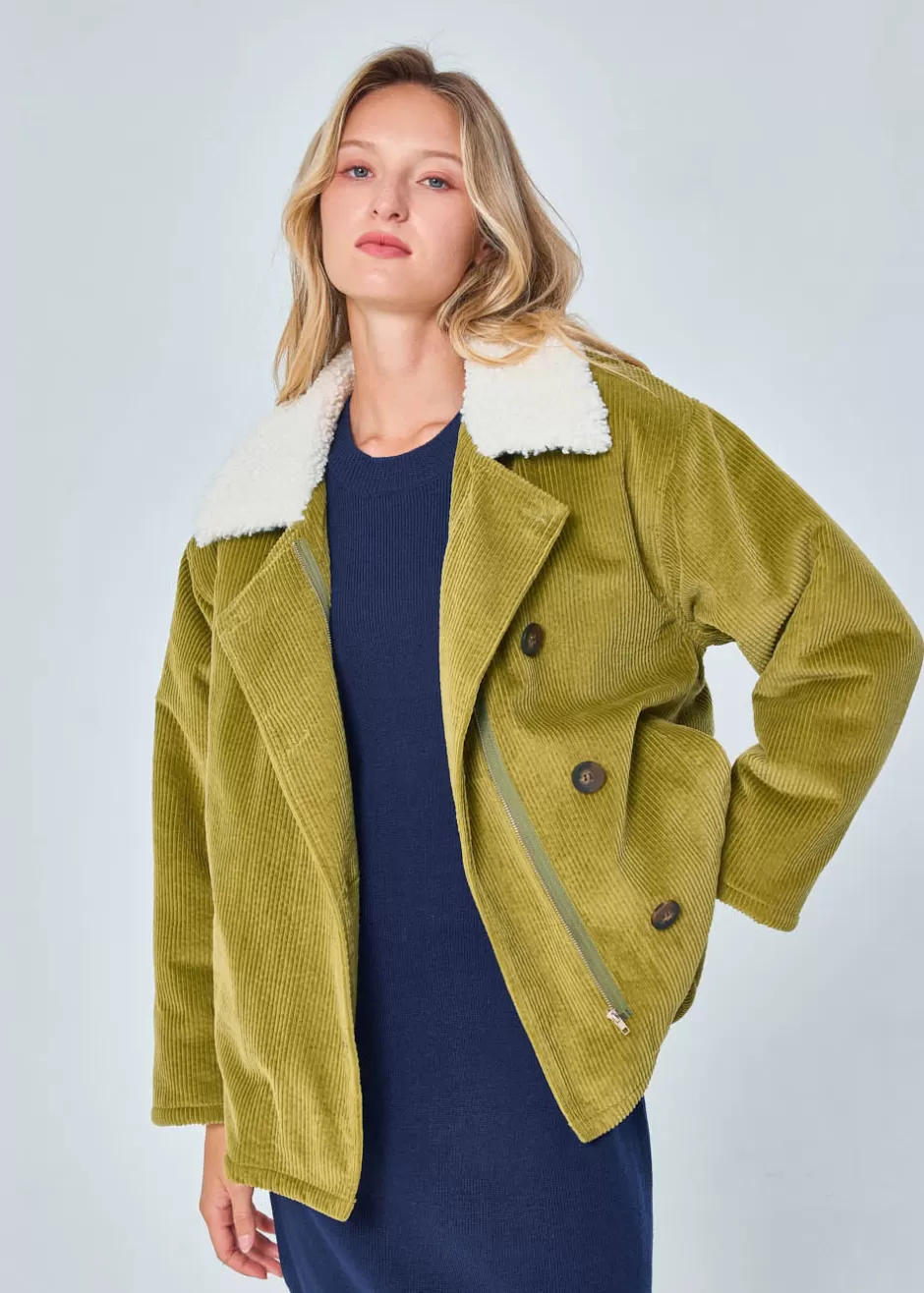 Flash Sale VESTE EN VELOURS COTELE THERESE Vestes & Manteaux